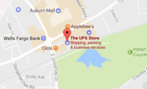 UPS Drop Off Auburn Alabama Phone Tracking Number