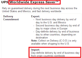 UPS Worldwide Saver Express