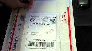 UPS Express Envelope Label Placement
