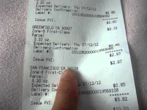 Where to Find Tracking Number on USPS Receipt